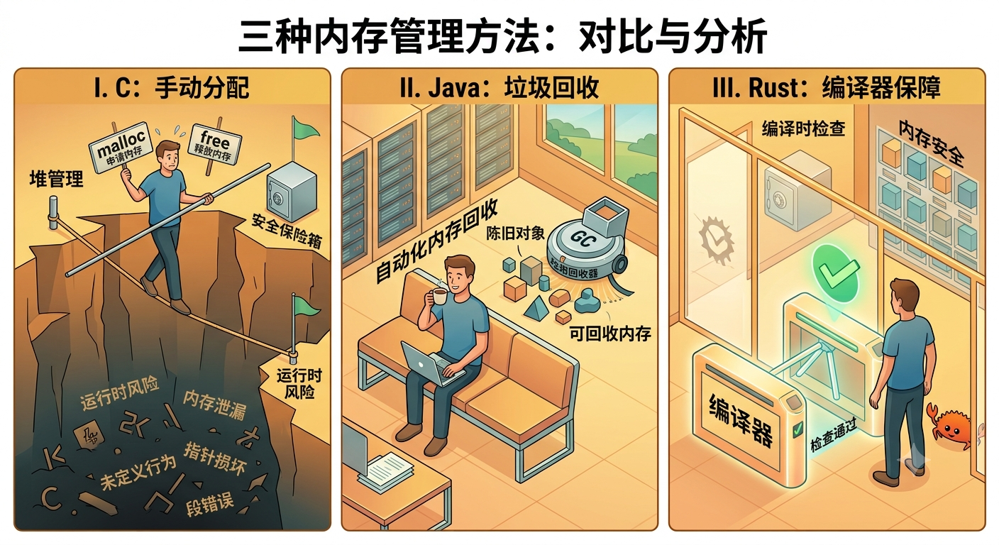 三种内存管理哲学